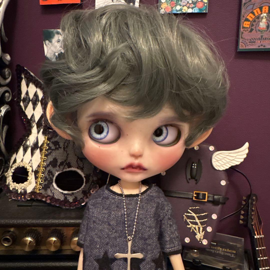 カスタムアイシードール 本体のみ　つけ耳付き　男の子　女の子