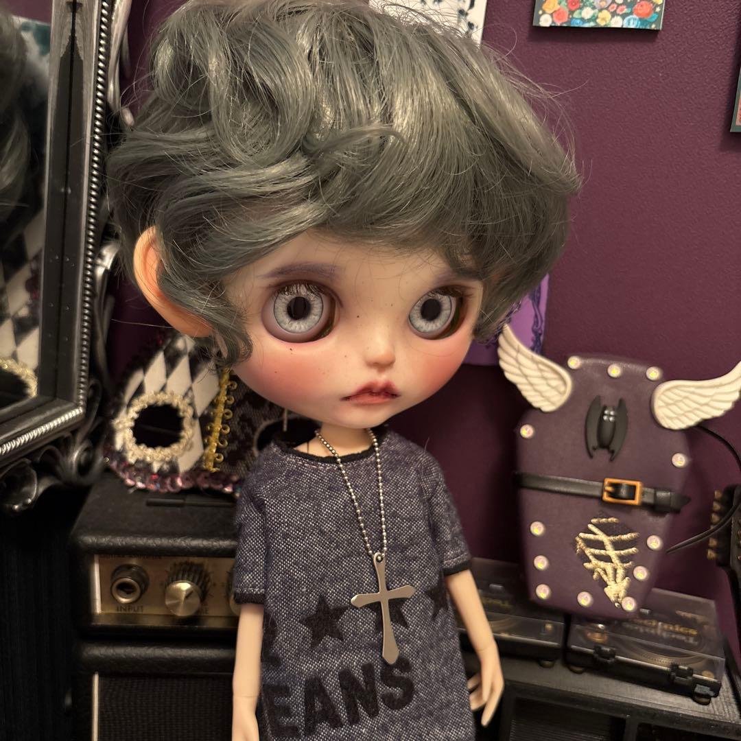 カスタムアイシードール 本体のみ　つけ耳付き　男の子　女の子