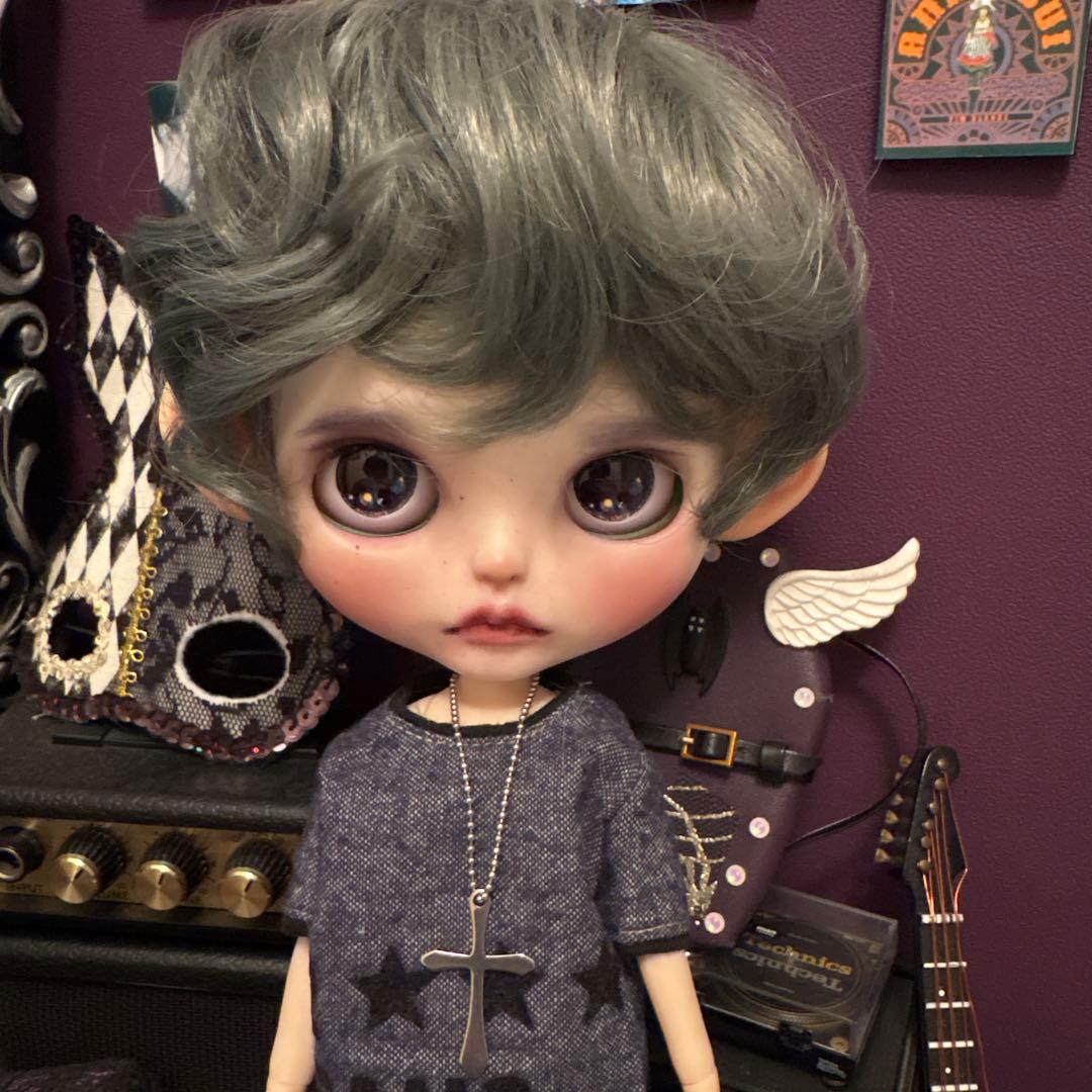 カスタムアイシードール 本体のみ　つけ耳付き　男の子　女の子