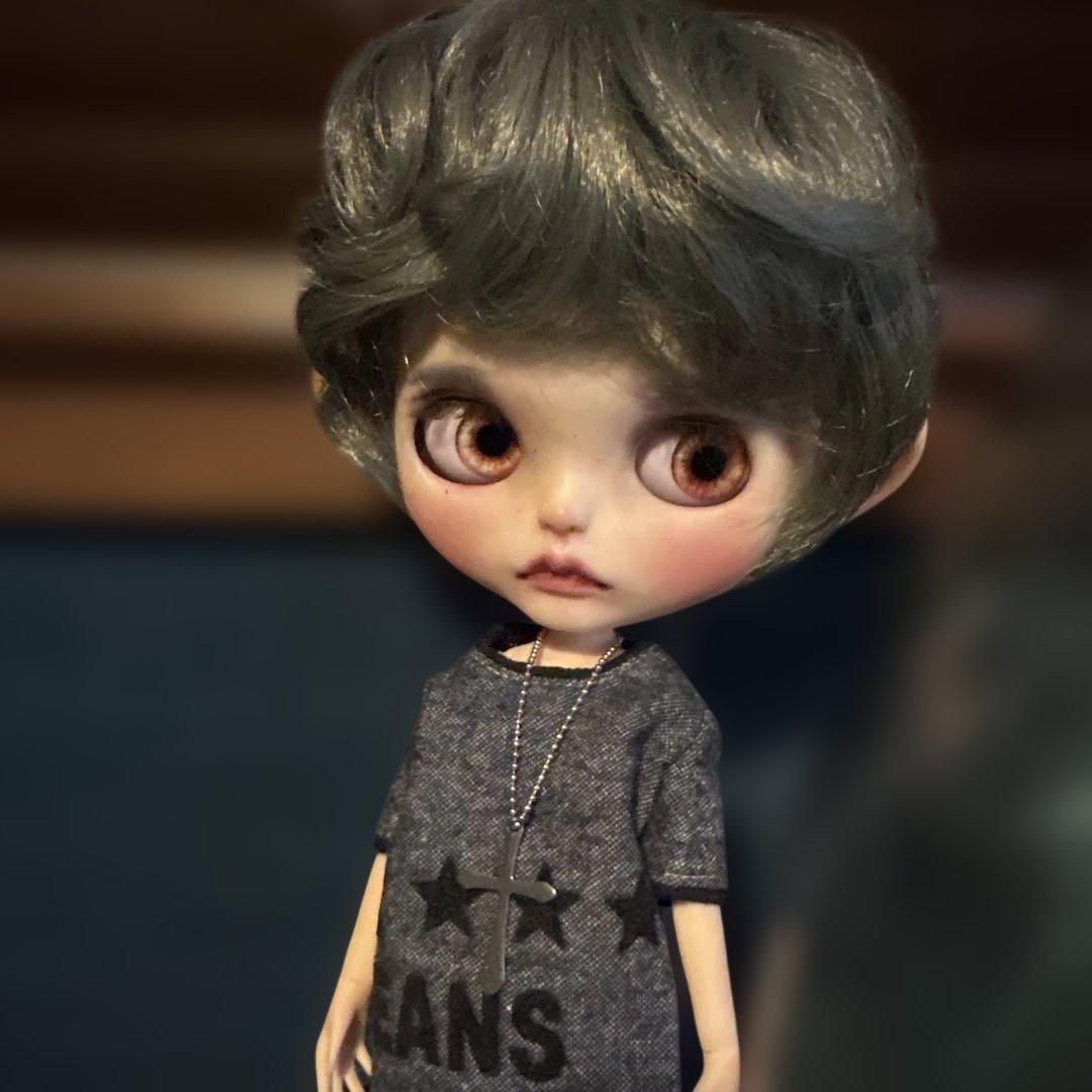 カスタムアイシードール 本体のみ　つけ耳付き　男の子　女の子