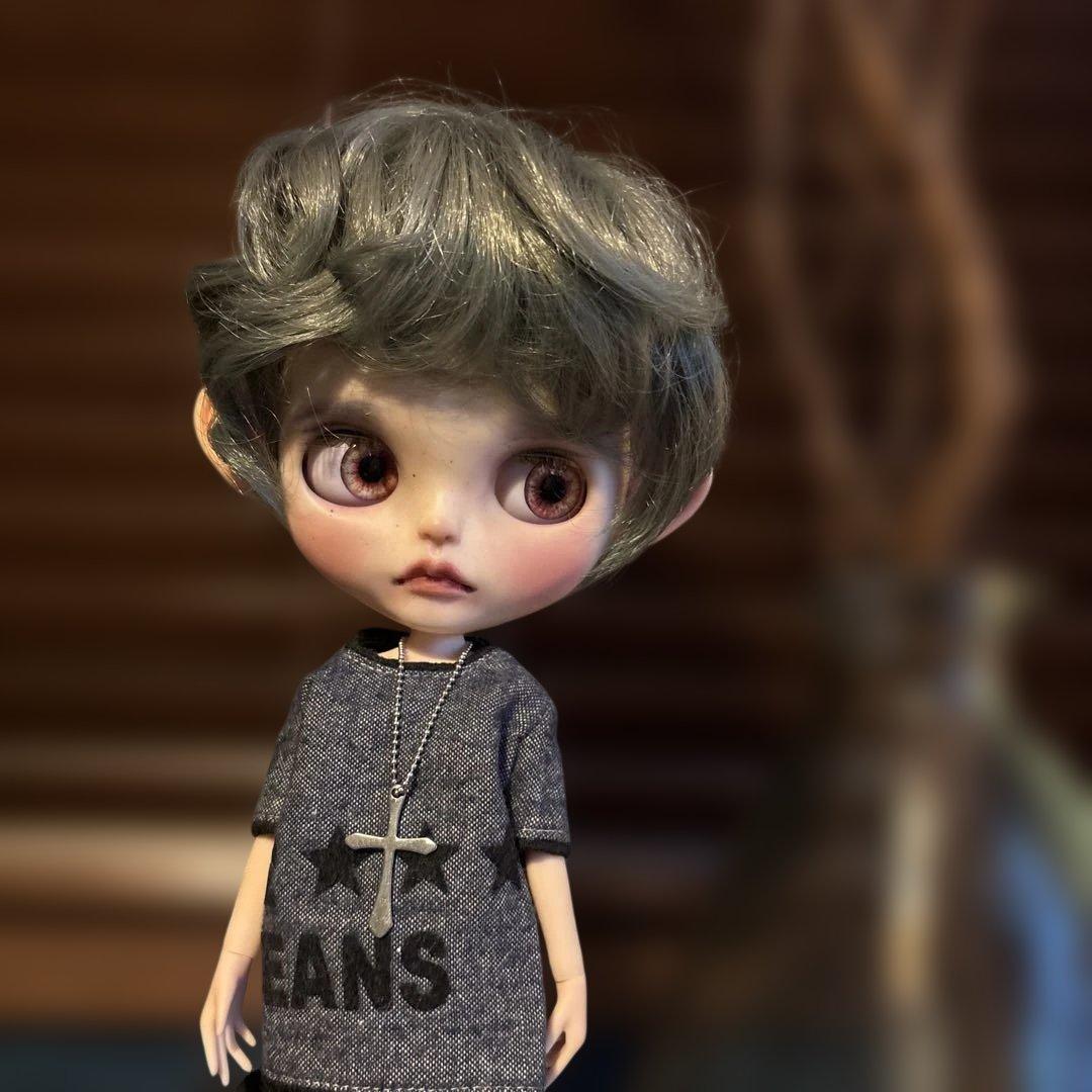 カスタムアイシードール 本体のみ　つけ耳付き　男の子　女の子