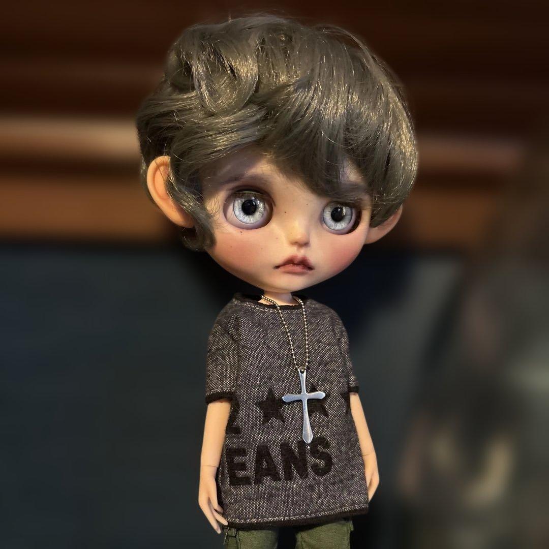 カスタムアイシードール 本体のみ　つけ耳付き　男の子　女の子