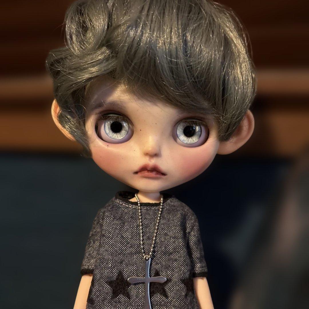 カスタムアイシードール 本体のみ　つけ耳付き　男の子　女の子