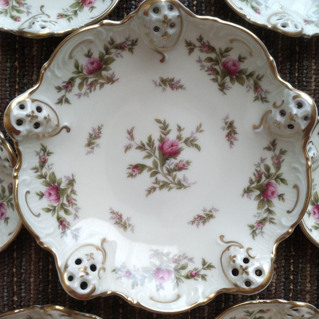 【美品】ローゼンタール Moliere Moosrose　全７枚セット