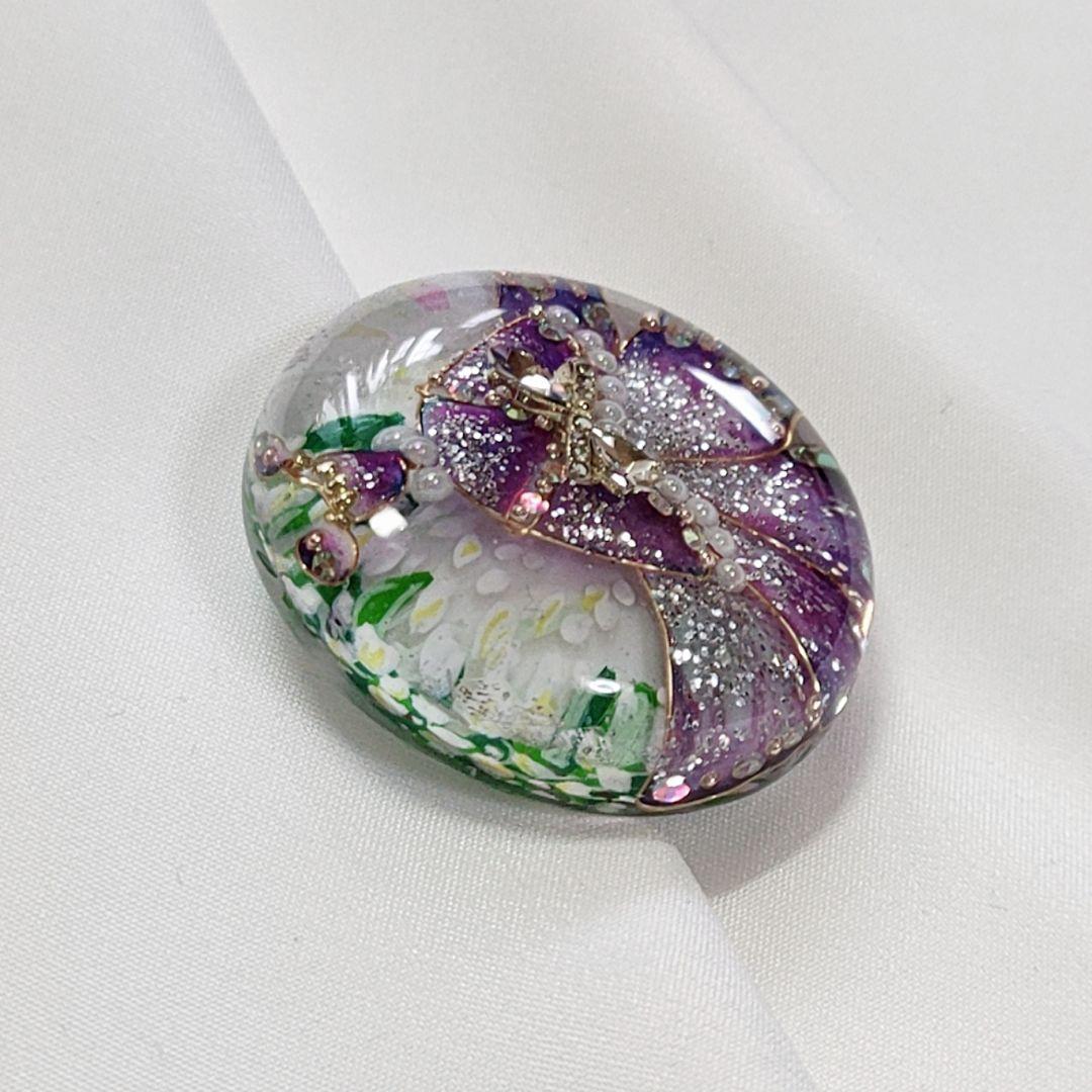 【No.147】手作りドレス レジン໒꒱·̩͙ヘアゴム 選べるパーツ