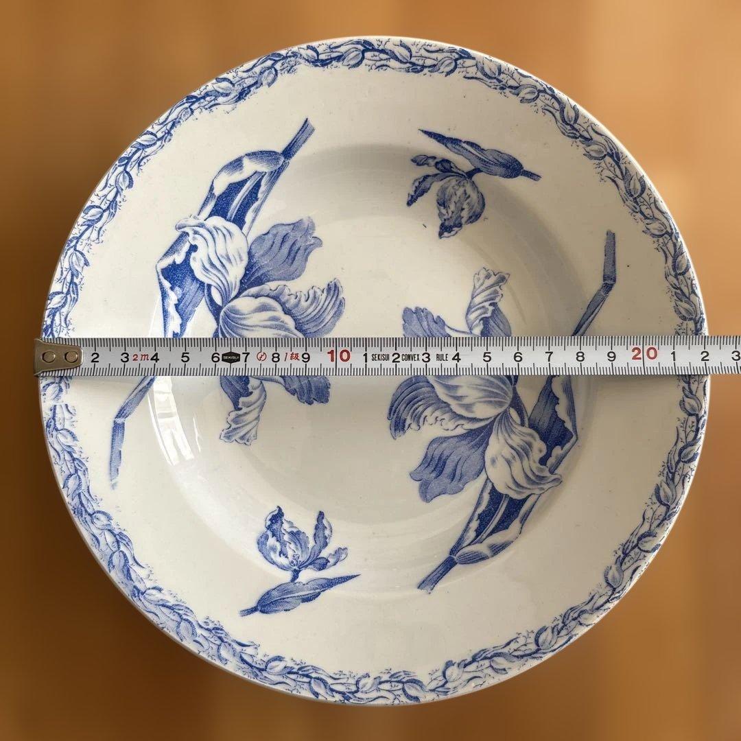 Luneville リュネヴィル チューリップ柄深皿　3枚セット