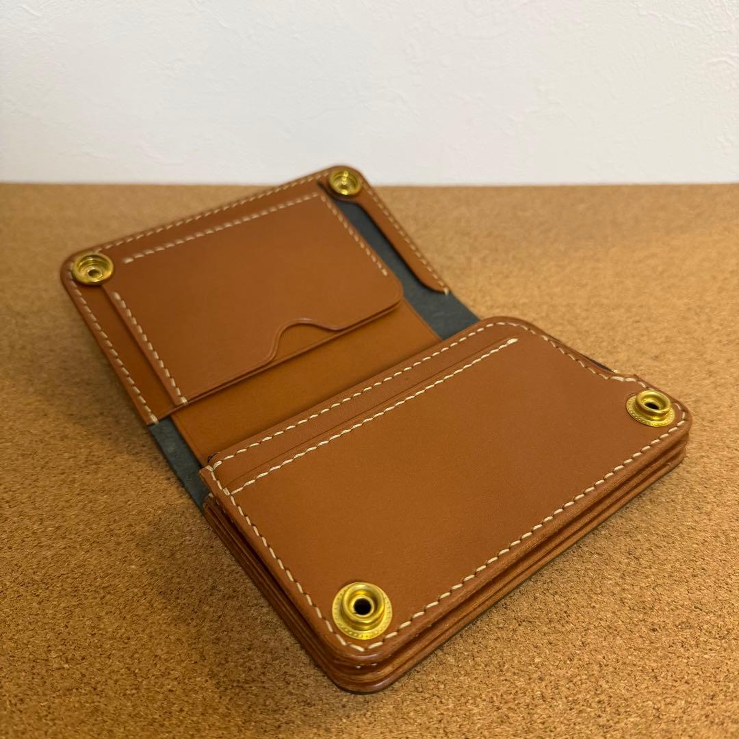 【ハンドメイド】　ミドル トラッカー ウォレット