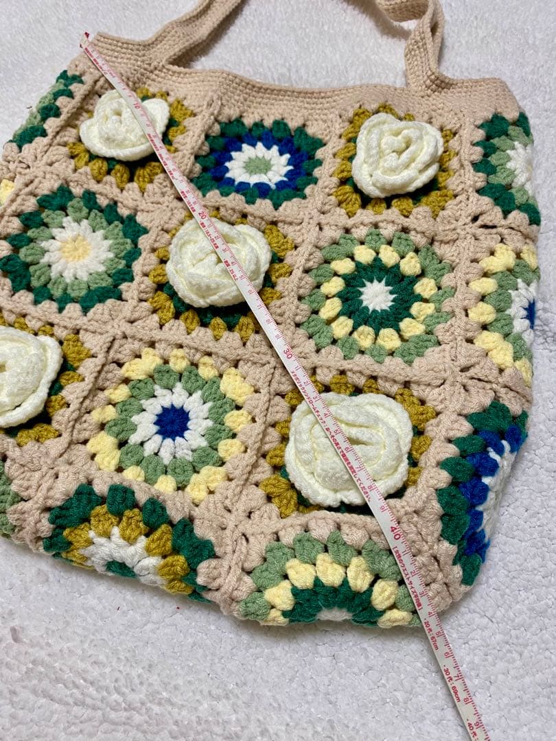 クリームブロッサム　大人のウール手作りトラベルバッグ