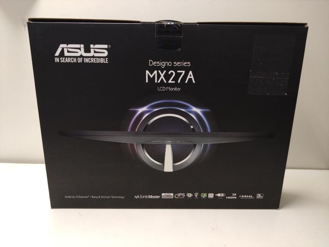ASUS モニター 本体 円形スタンド