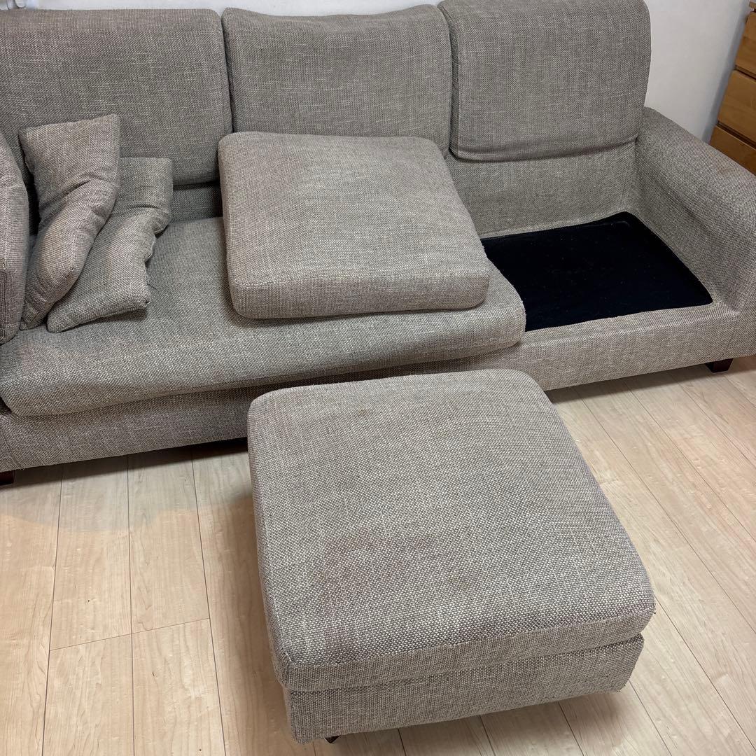 【訳あり】カウチソファー