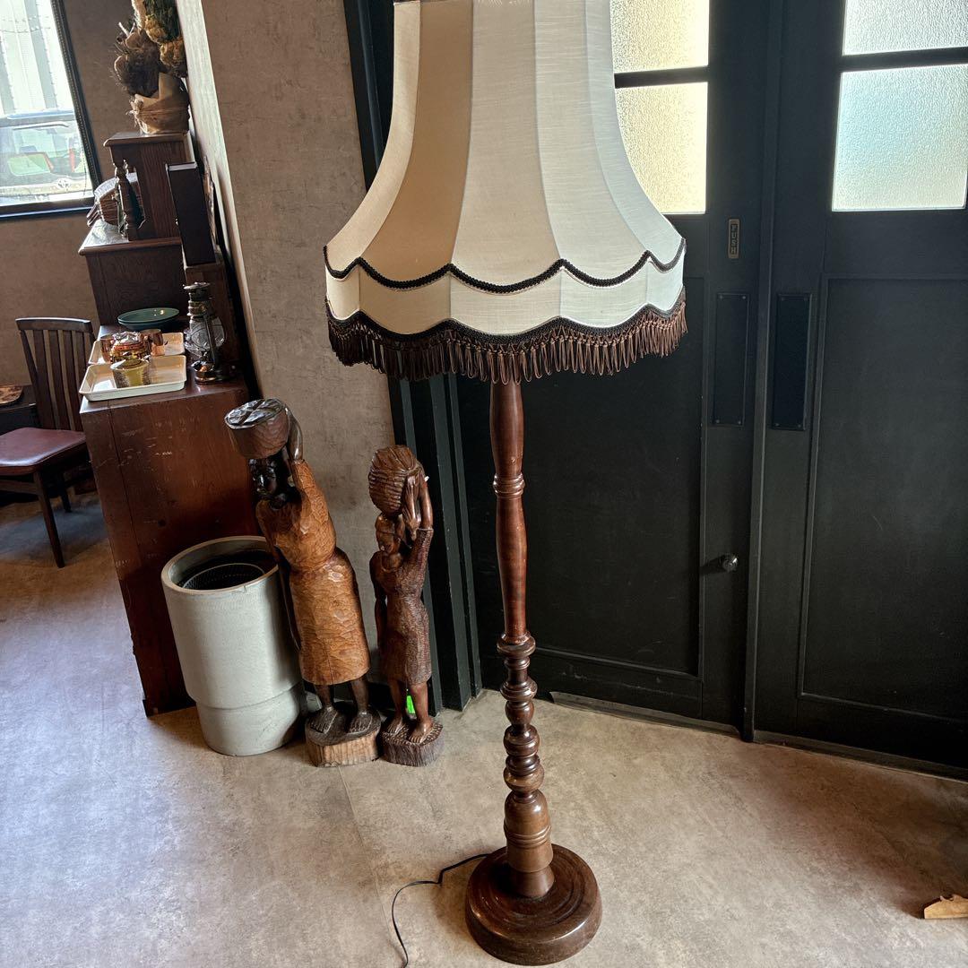 ミッドセンチュリー タッセルシェード フロアランプ スタンドライト