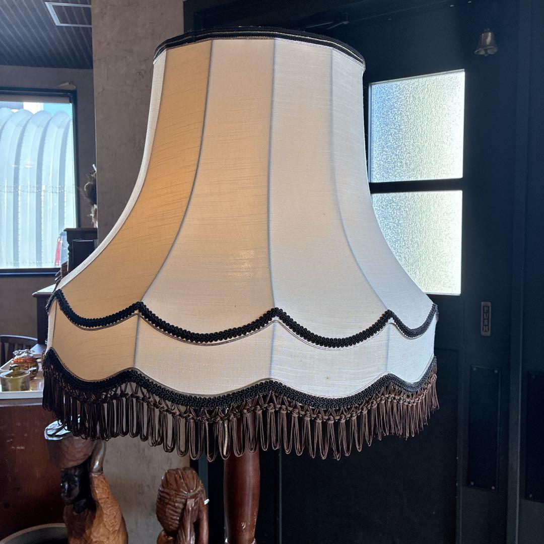 ミッドセンチュリー タッセルシェード フロアランプ スタンドライト