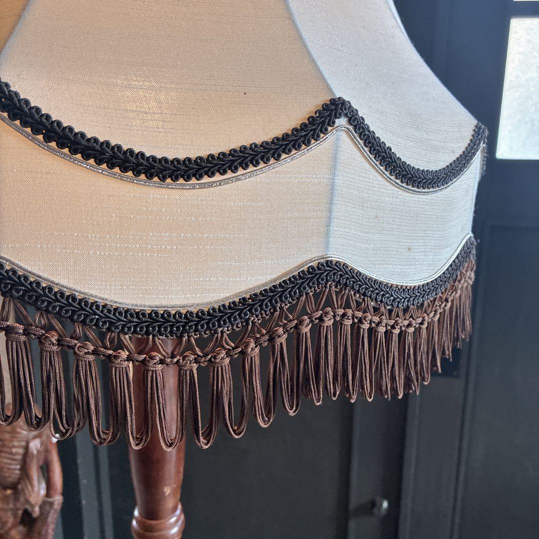 ミッドセンチュリー タッセルシェード フロアランプ スタンドライト