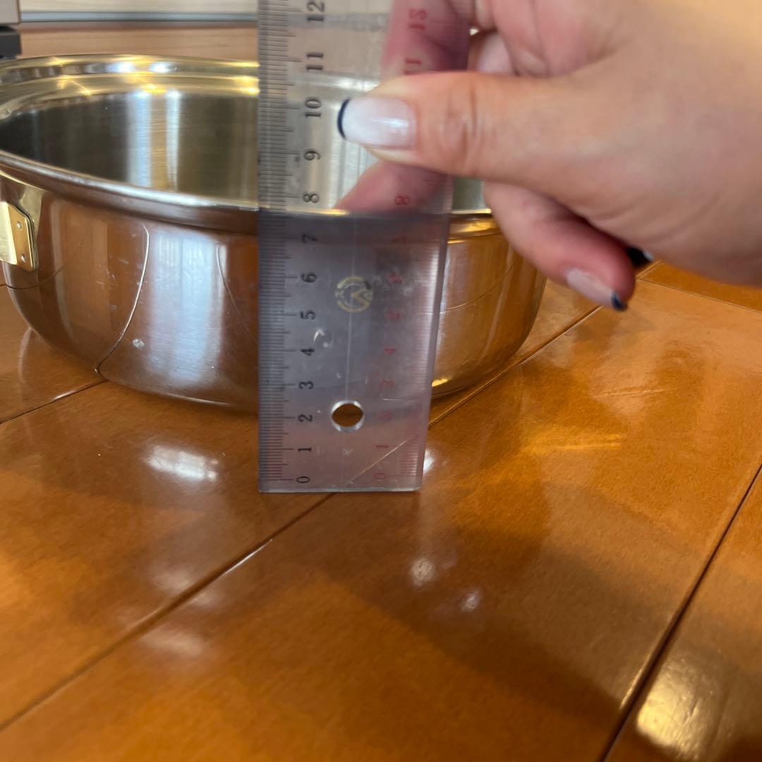 RainbowCooker ステンレス両手鍋 中型 25cm蓋付き