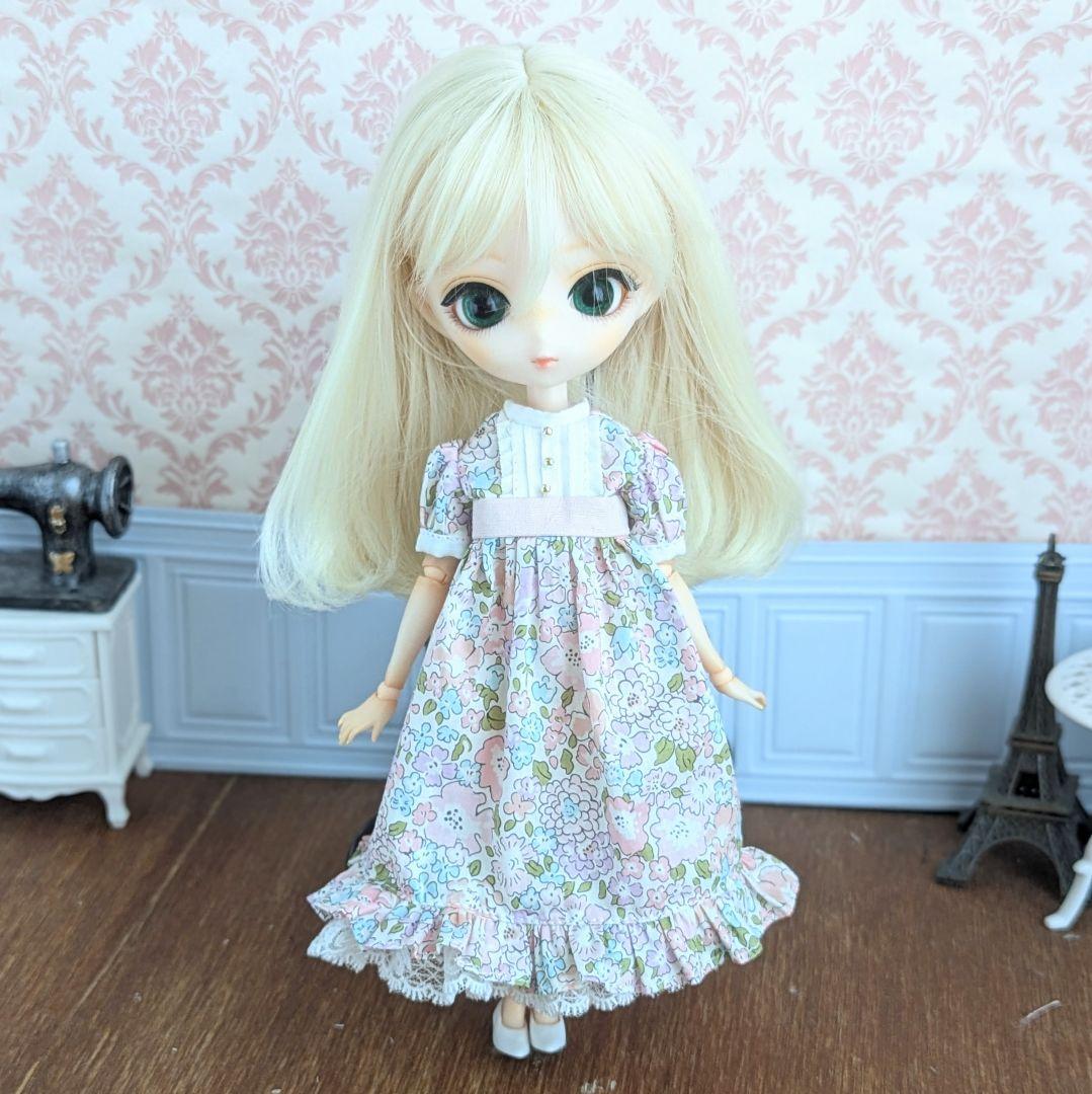 1456※ハルモニアブルーム※ピンクの花柄のワンピース※ リバティプリント