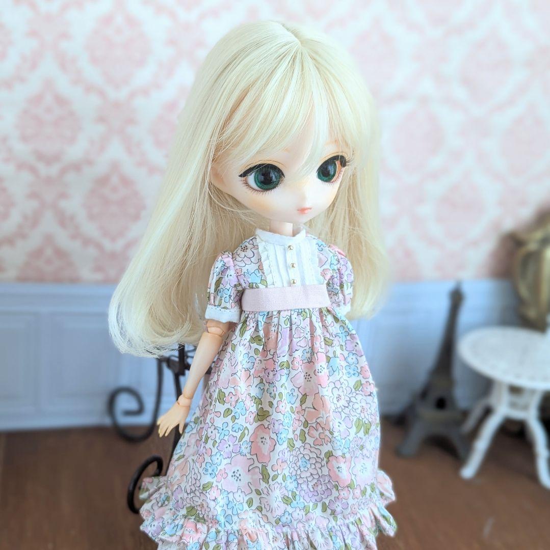 1456※ハルモニアブルーム※ピンクの花柄のワンピース※ リバティプリント