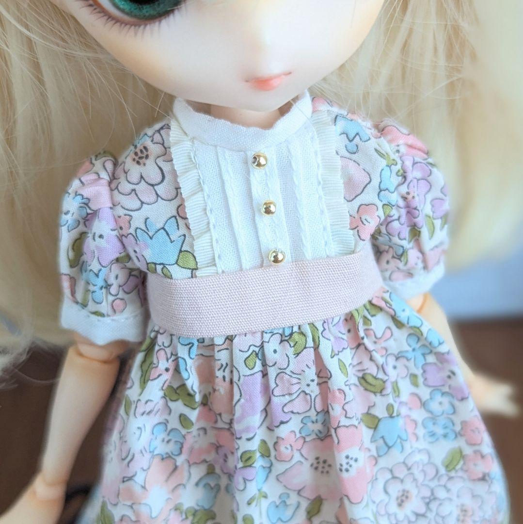 1456※ハルモニアブルーム※ピンクの花柄のワンピース※ リバティプリント