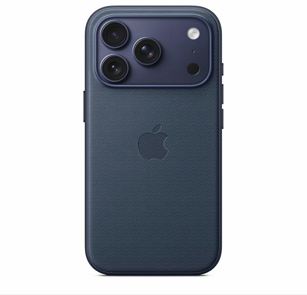純正品　iPhone 17 Pro テックウーブンケース ブルー