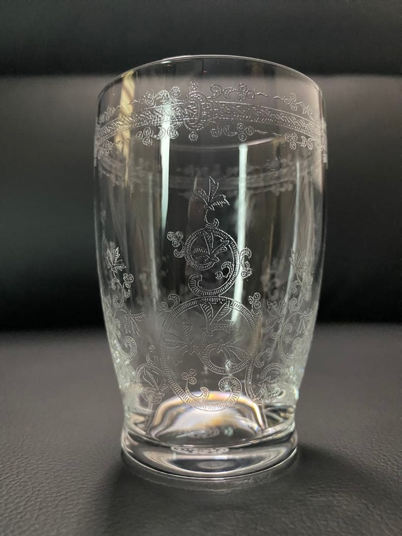 バカラ ラファイエット アシッド エッチング グラス ロック ビール ワイン