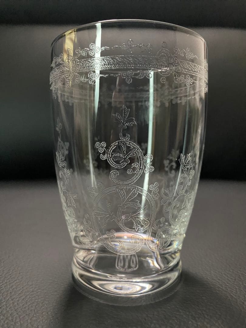 バカラ ラファイエット アシッド エッチング グラス ロック ビール ワイン