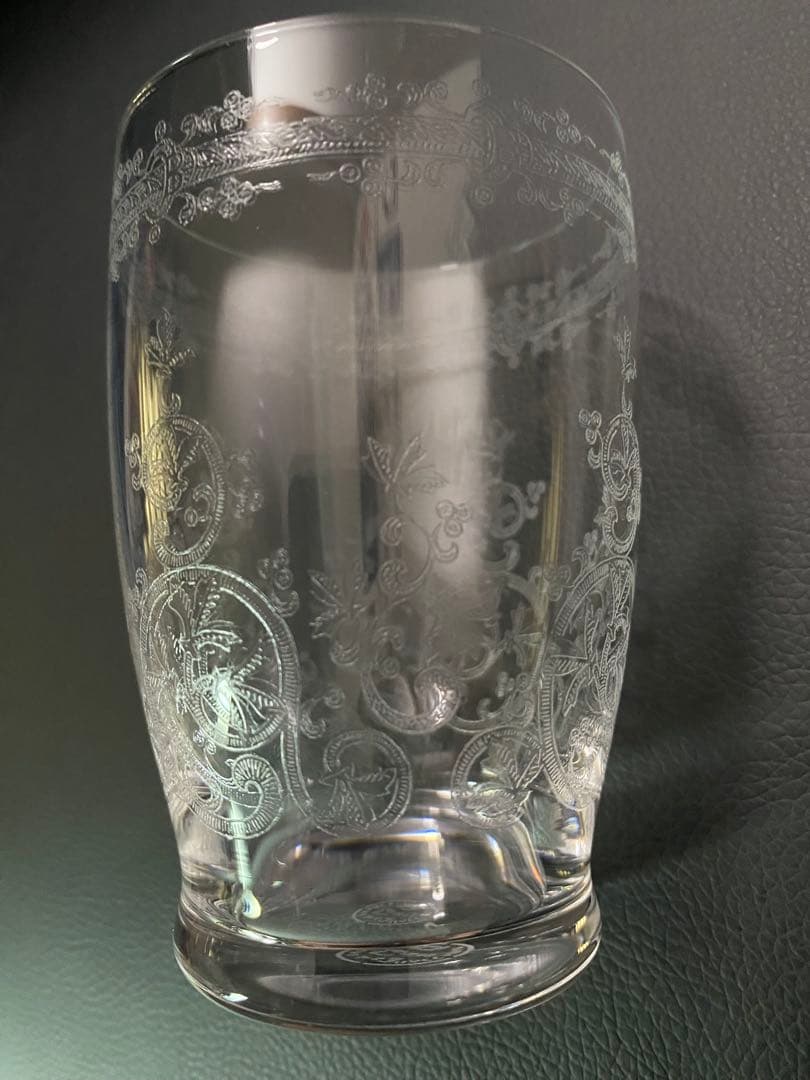 バカラ ラファイエット アシッド エッチング グラス ロック ビール ワイン