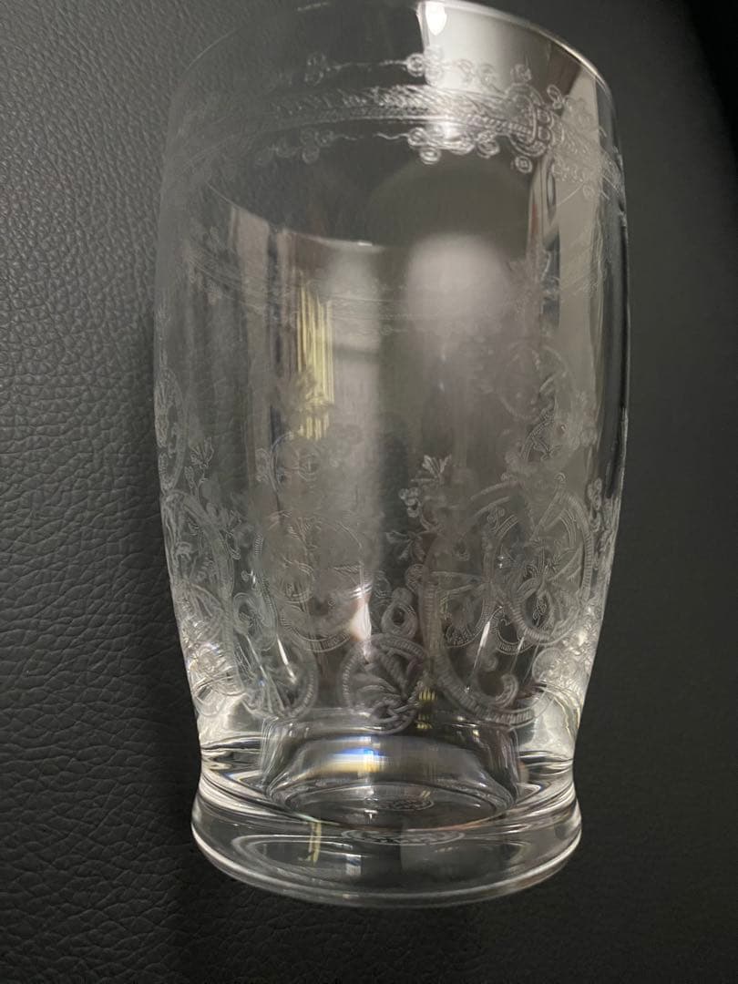 バカラ ラファイエット アシッド エッチング グラス ロック ビール ワイン