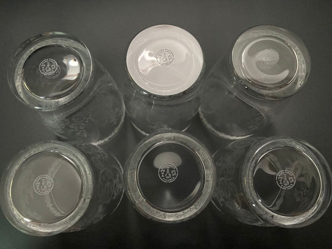 バカラ ラファイエット アシッド エッチング グラス ロック ビール ワイン