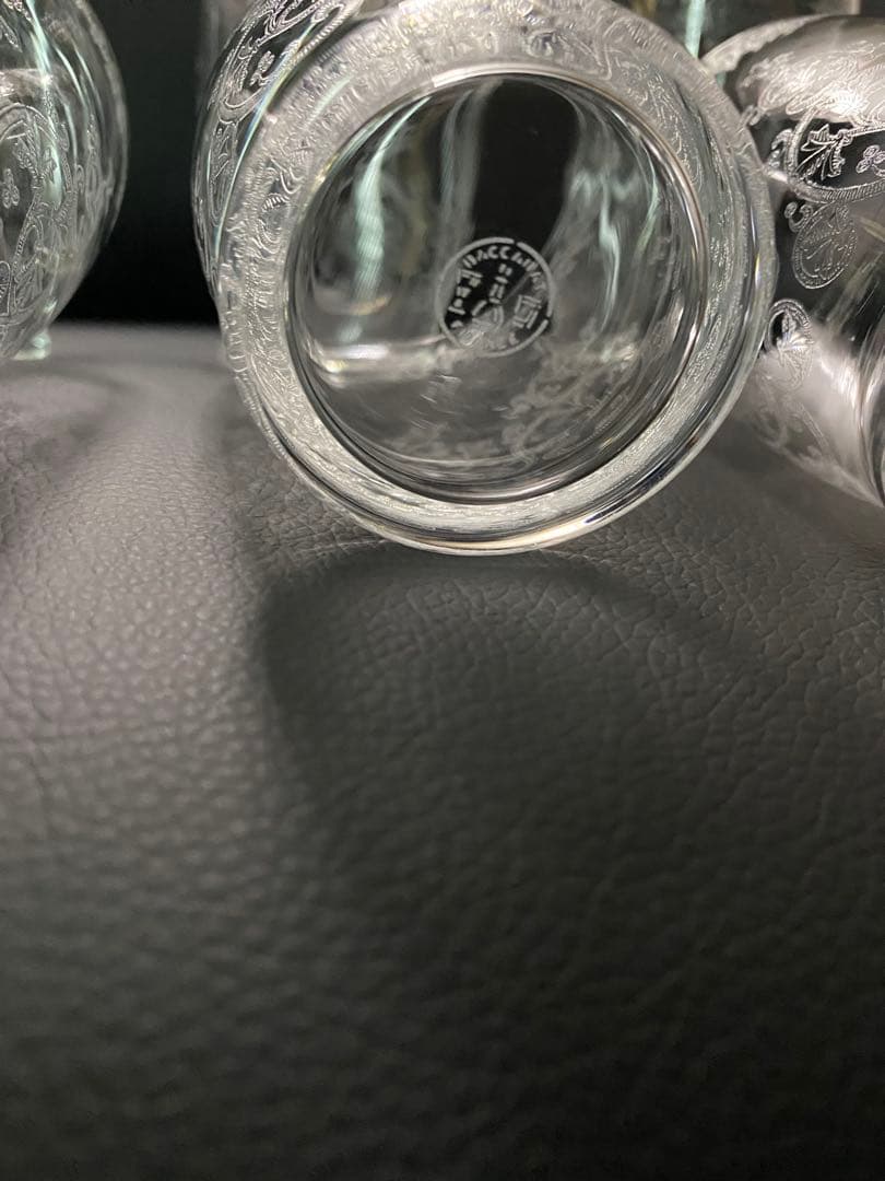 バカラ ラファイエット アシッド エッチング グラス ロック ビール ワイン