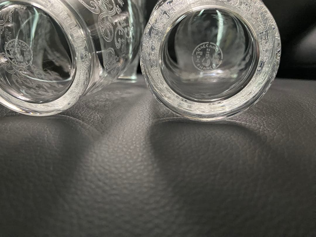 バカラ ラファイエット アシッド エッチング グラス ロック ビール ワイン
