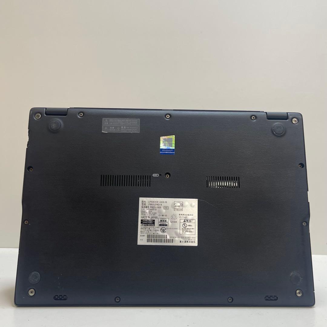#423 富士通 LIFEBOOK U939/B i5-8365U 8G LTE