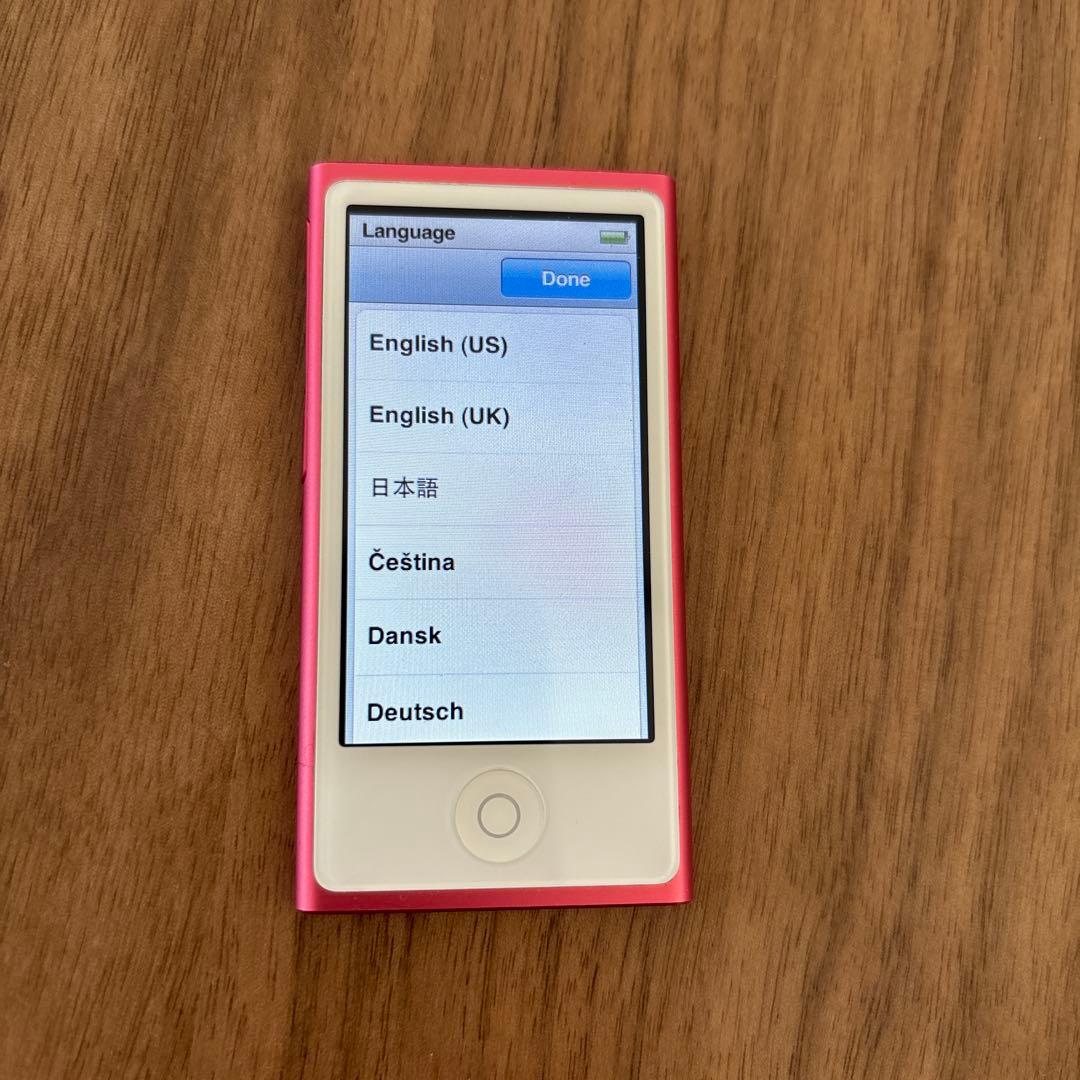 【美品】iPod nano 第7世代 ピンク 16GB