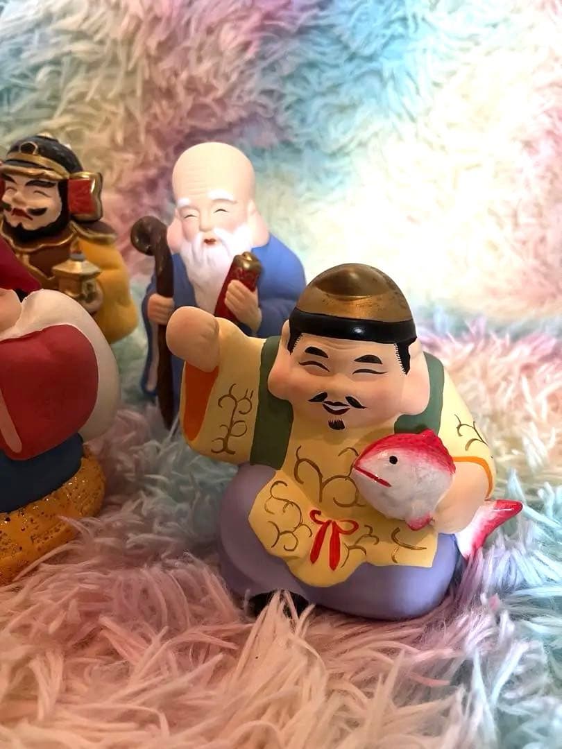 七福神置物。七福神集めの方へ♪