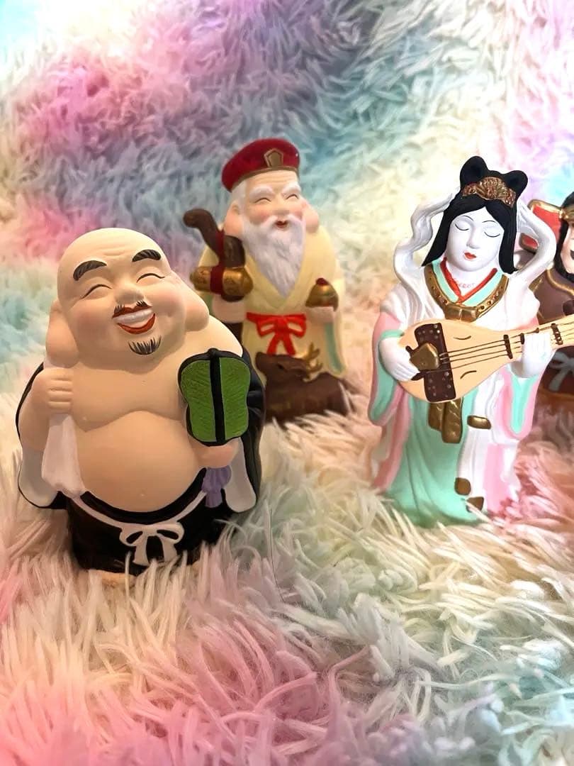 七福神置物。七福神集めの方へ♪