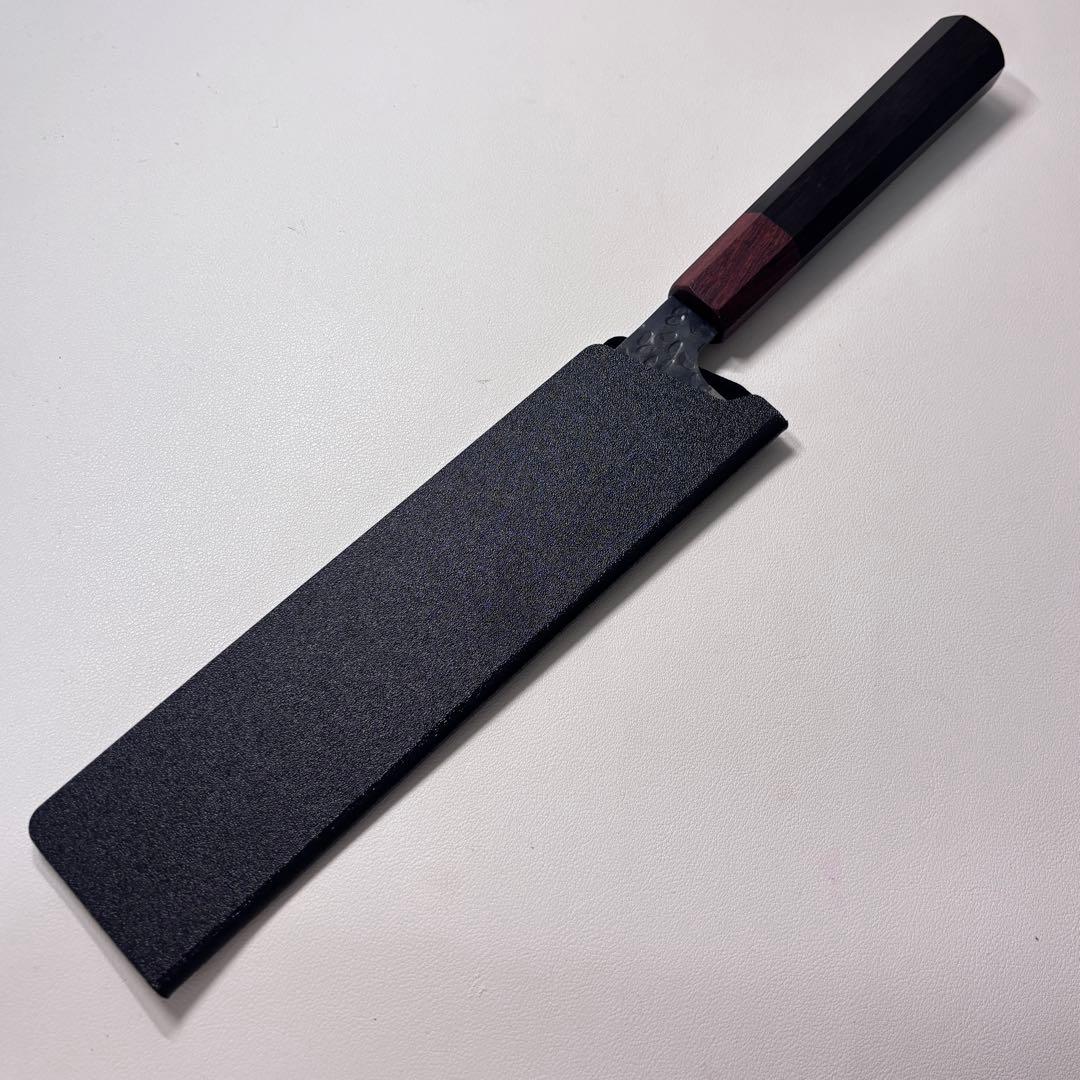 黒打ちダマスカス和牛刀八角柄 和包丁　シェフナイフ 210mm 牛刀︹