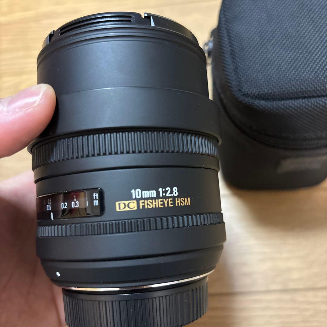 美品SIGMA 単焦点魚眼レンズ 10mm F2.8 EX DC FISHEYE
