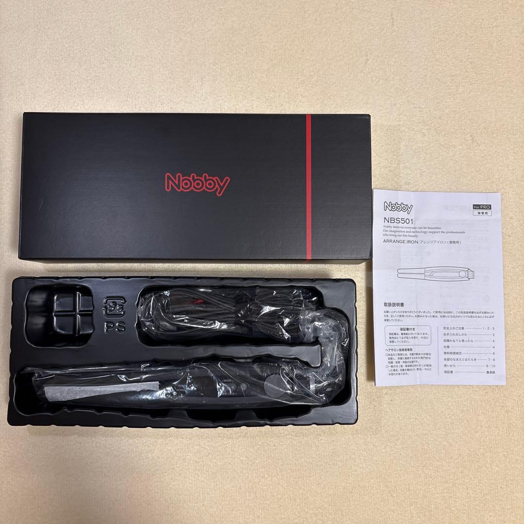 Nobby ストレートヘアアイロン 本体　未使用