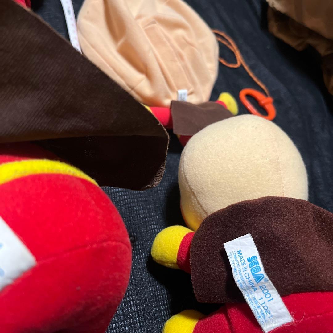 【ビッグサイズ入り！】アンパンマン ぬいぐるみ 5体セット 年代物・希少含む