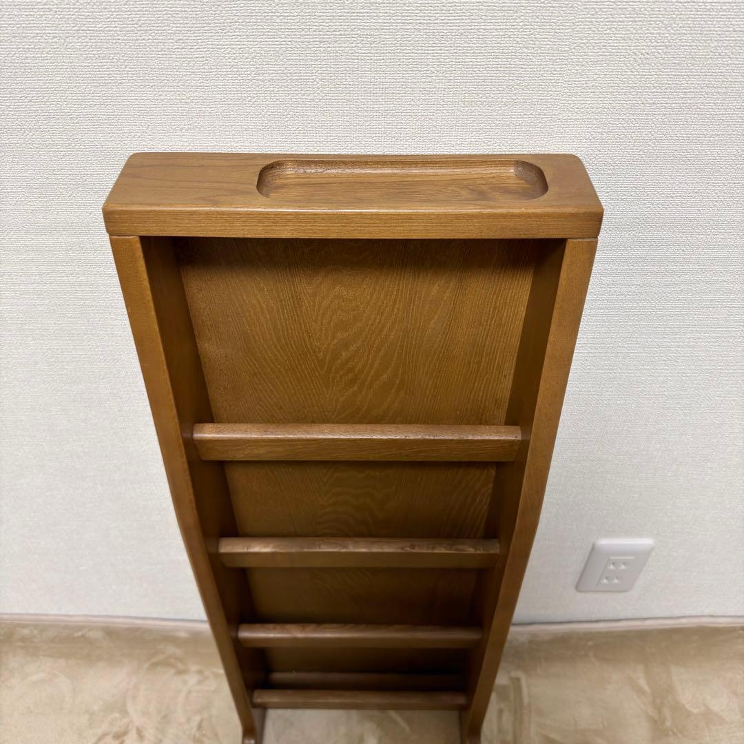 カリモク 木製スリッパスタンド 4段