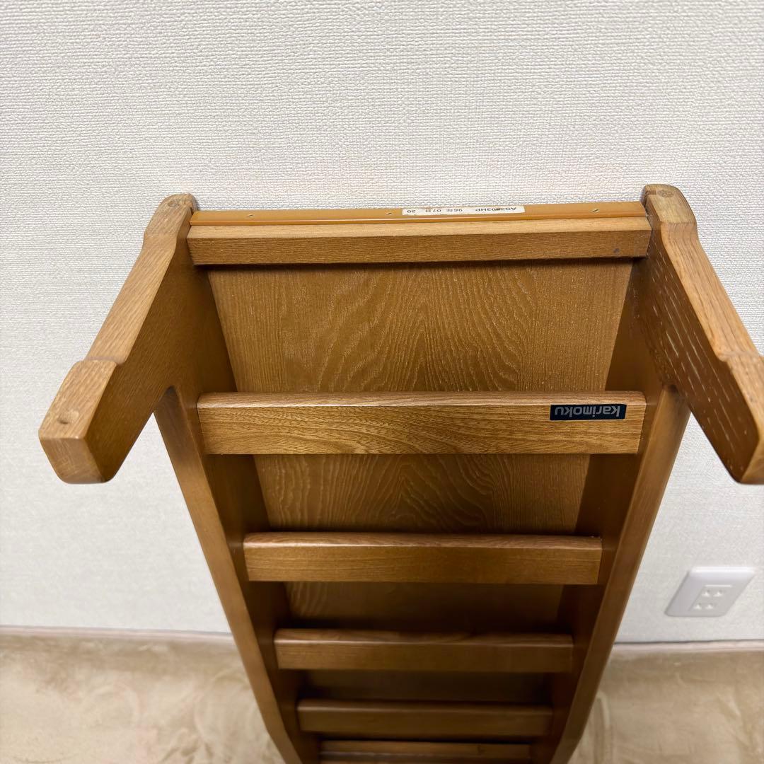 カリモク 木製スリッパスタンド 4段