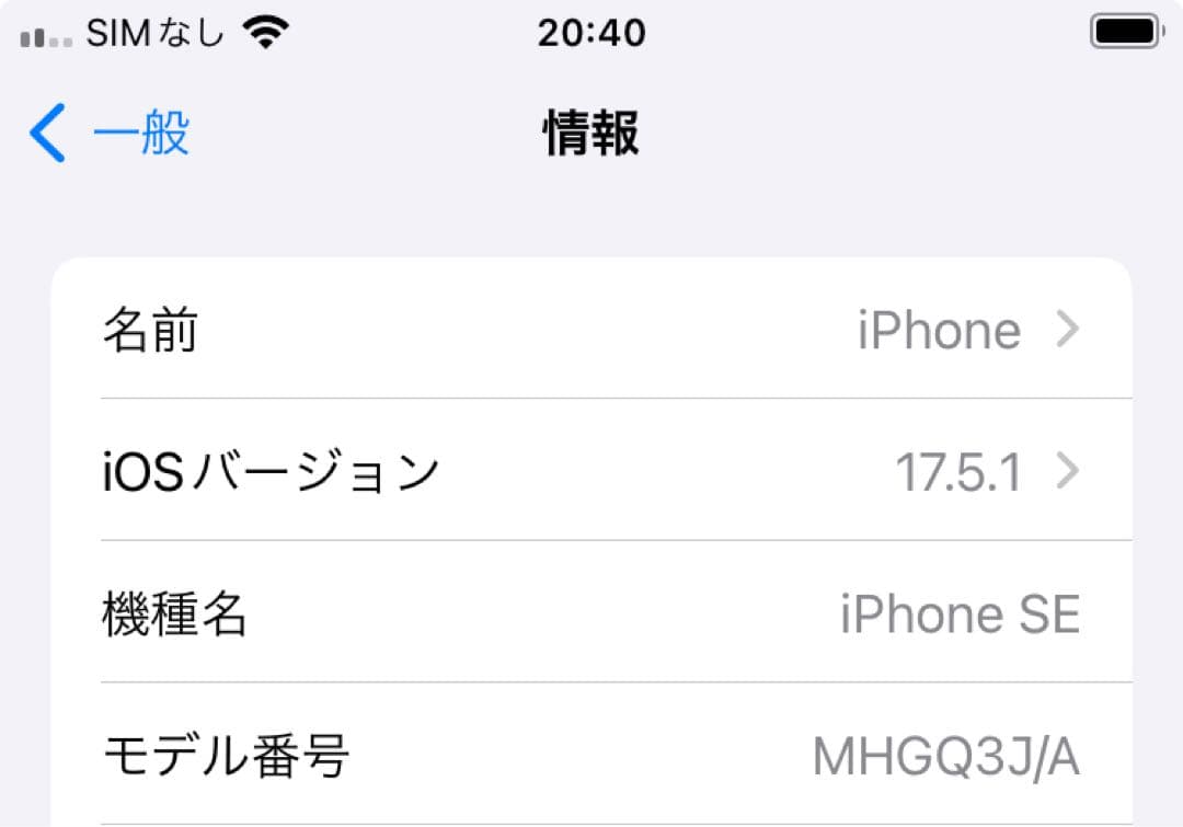 【SIMロック解除済】iPhone SE 第2世代 64GB