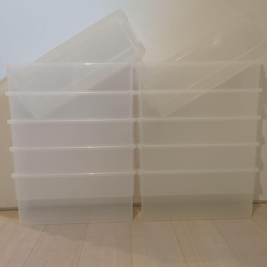 2エコメルカリ便　まとめ売り　10個　コミック本　いれと庫　収納ボックス　ケース