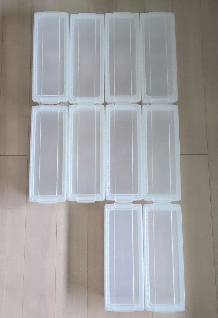 2エコメルカリ便　まとめ売り　10個　コミック本　いれと庫　収納ボックス　ケース