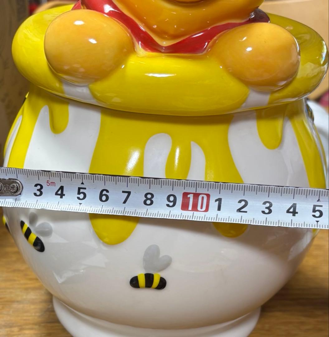 希少　ディズニーストア　くまのプーさん　クッキージャー　キャンディーポット　特大