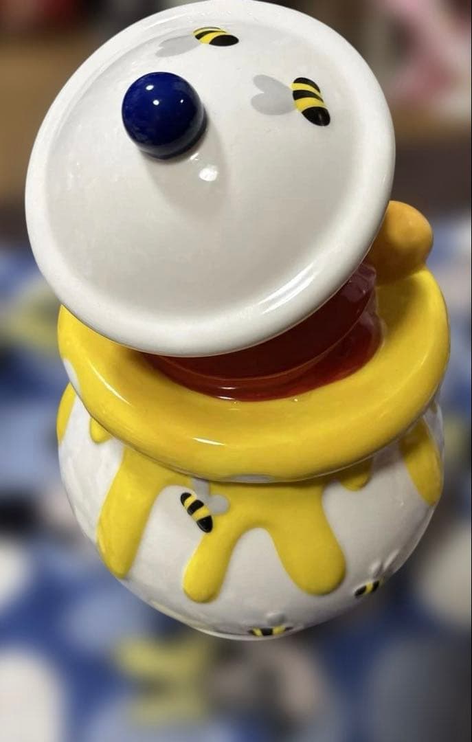 希少　ディズニーストア　くまのプーさん　クッキージャー　キャンディーポット　特大
