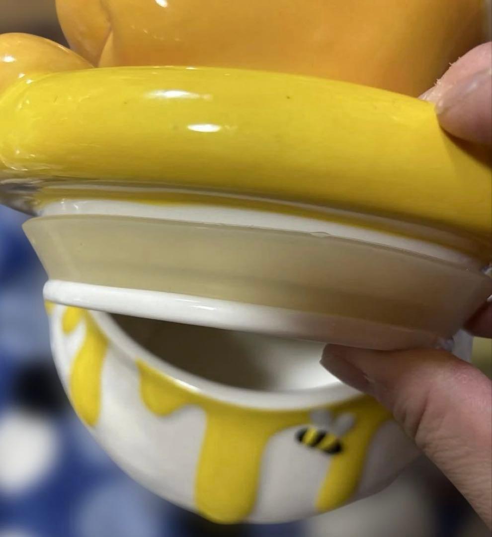 希少　ディズニーストア　くまのプーさん　クッキージャー　キャンディーポット　特大