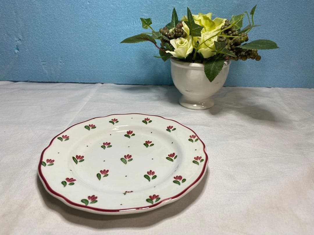 英国製ヴィンテージ　ジョンソンブラザーズ　お花柄プレート 5枚セット