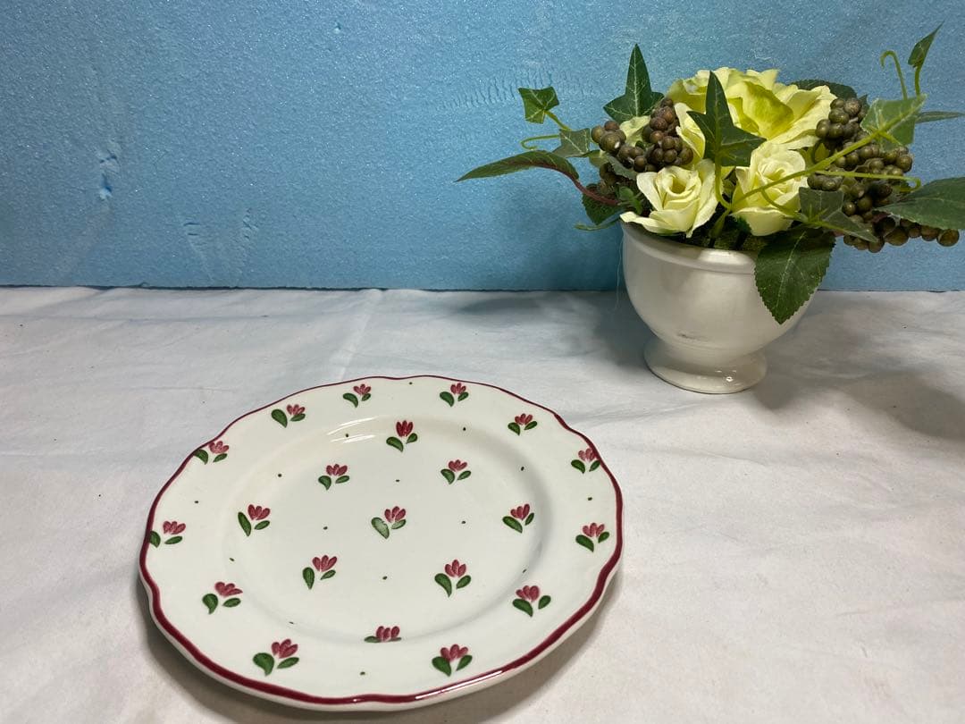 英国製ヴィンテージ　ジョンソンブラザーズ　お花柄プレート 5枚セット