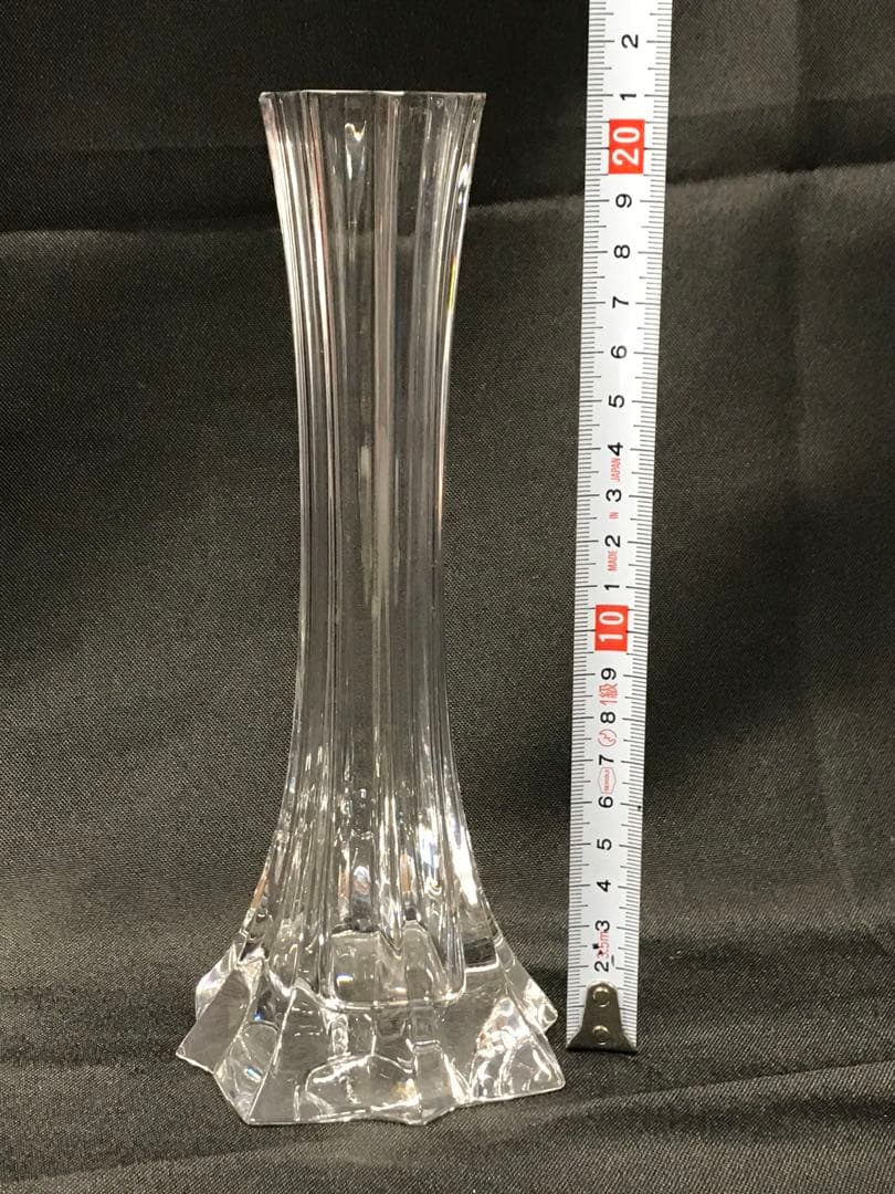 【カケ有】Baccarat バカラ　ブーケ　Bouquet 花瓶　ベース