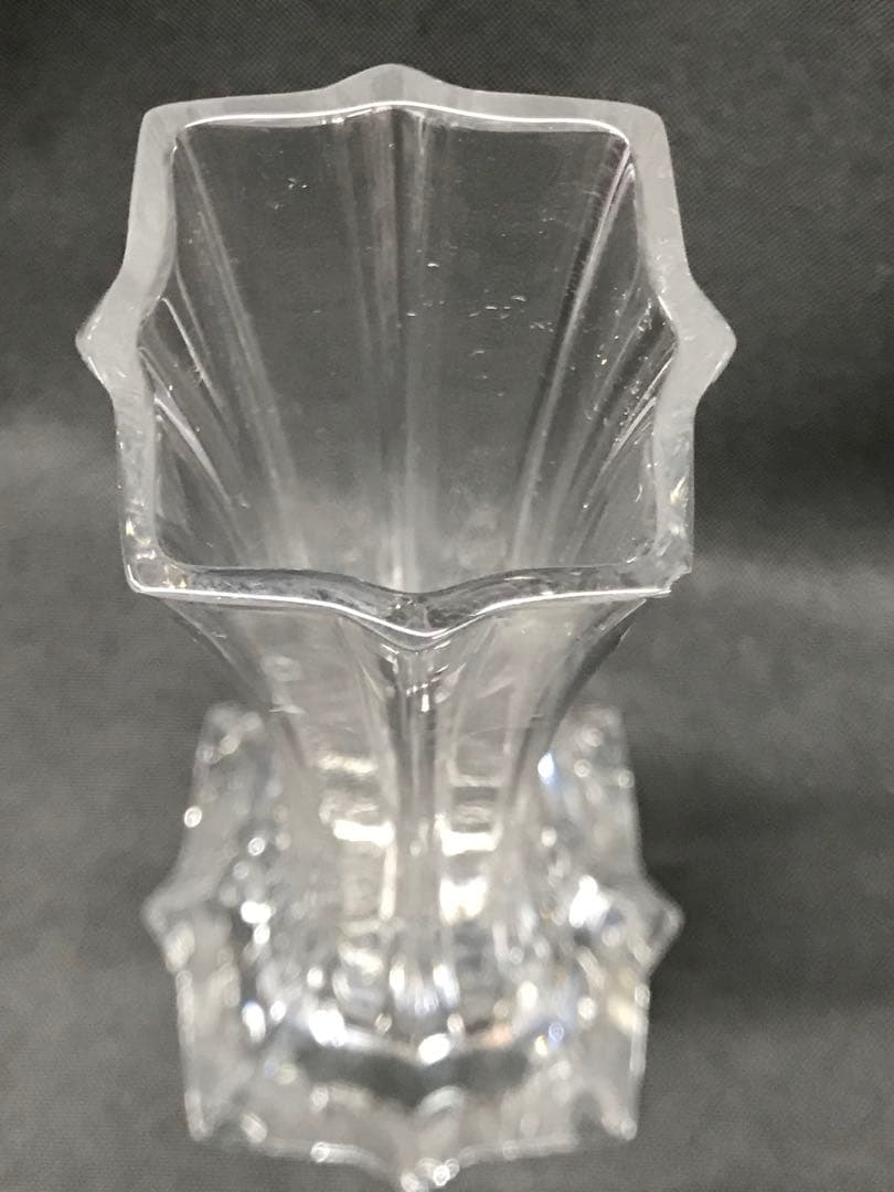 【カケ有】Baccarat バカラ　ブーケ　Bouquet 花瓶　ベース