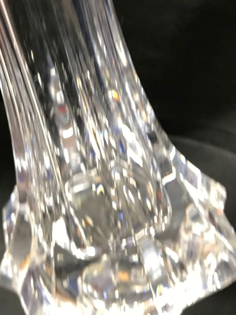 【カケ有】Baccarat バカラ　ブーケ　Bouquet 花瓶　ベース